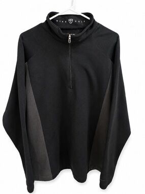 Nike Golf Dri-FIT Black Quarter Zip Pullover Men’s XL